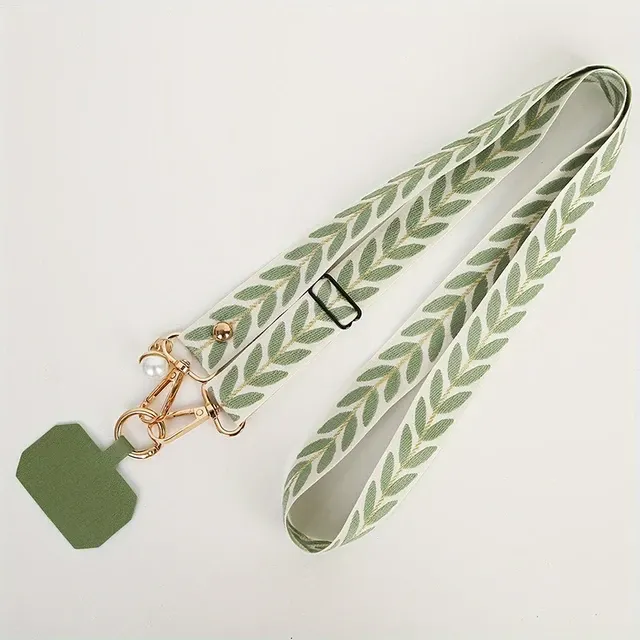 Verstellbares Handy-Lanyard mit Perlen-Anhänger 3