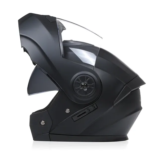 Integralhelm mit Doppellinse, warm und winterfest 1