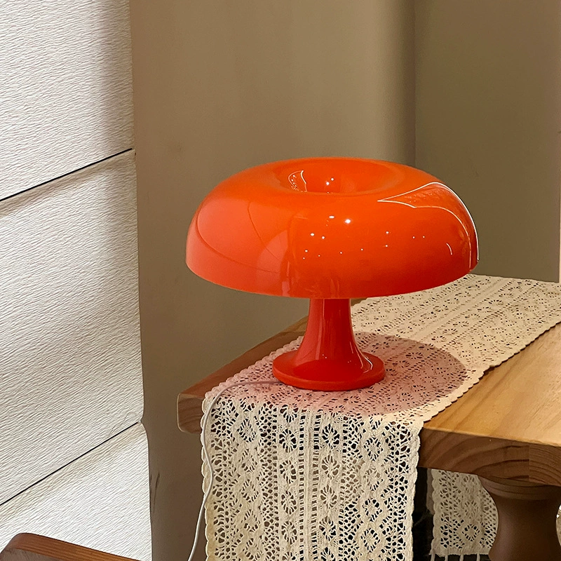 Acryl Pilz LED Tischlampe Akku Dekoration 3