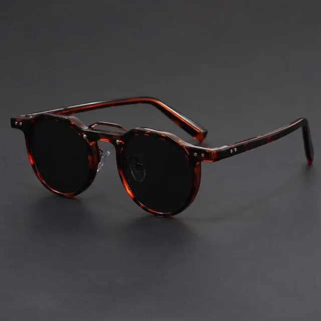 Punk-Stil Ovale Retro-Sonnenbrille 2
