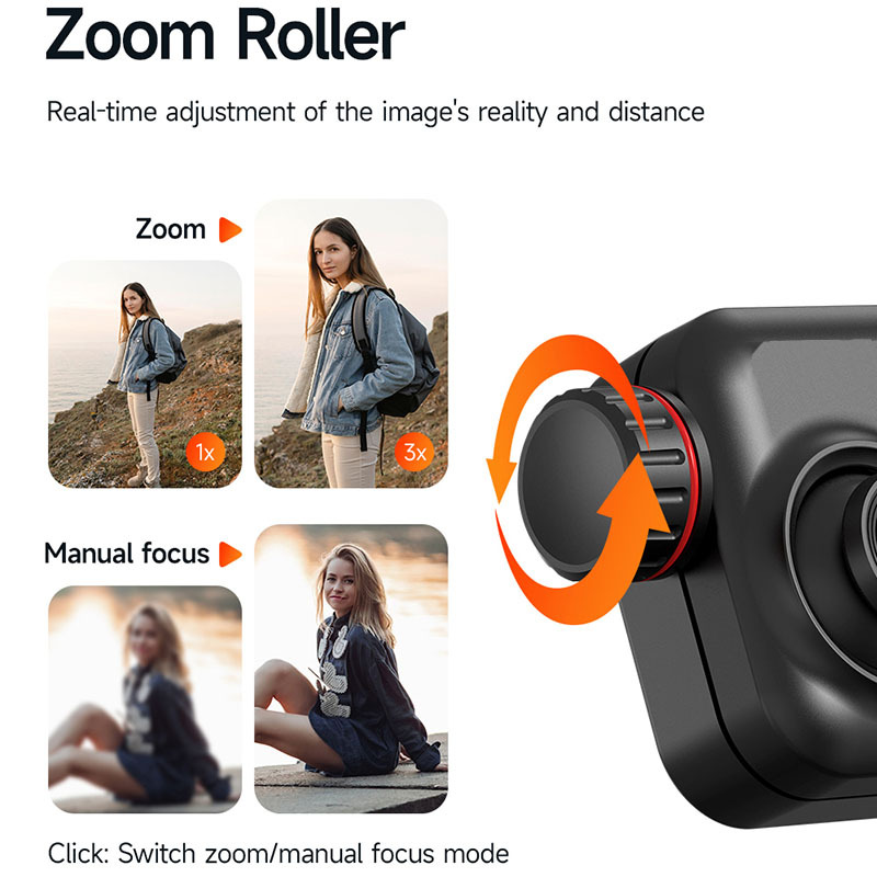 3-Achsen Smartphone-Gimbal mit Langzeitakku 4