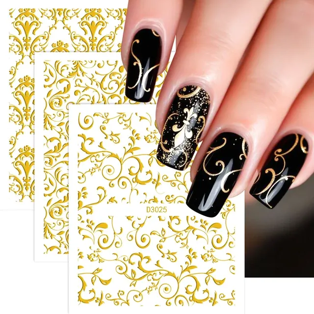 3D-Nagel-Sticker 3
