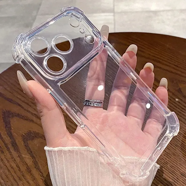 Weiche Stoßstangen-Silikonhülle für iPhone Pro Max 2