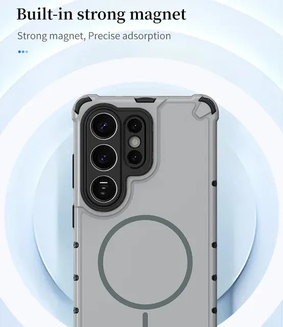Magnetische Schutzhülle mit Stoßschutz für Samsung 4