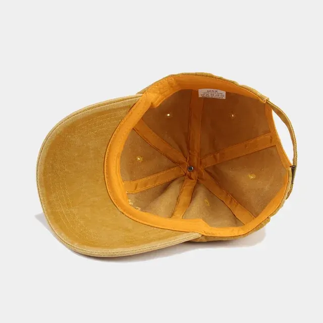 Gewaschene Baumwoll-Snapback-Cap mit Buchstaben 4
