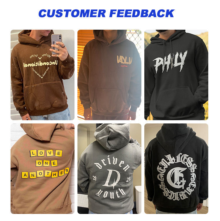 Oversize Herren Hoodie aus schwerem Baumwollfleece 3