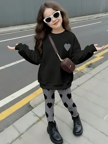 Sweatshirt-Leggings-Set