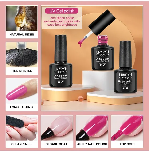 Gel-Nagellack-Set mit UV-Lampe 4