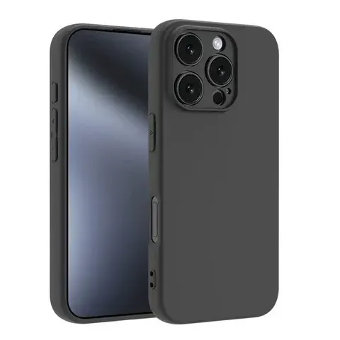 Schwarze Matte Silikon-Hülle für iPhone