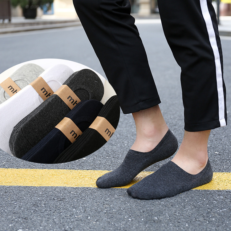 Unsichtbare Herrensocken aus Baumwolle, 5er-Set 2