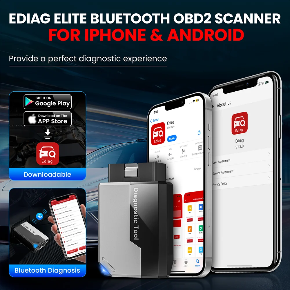 Deutsches Auto-Diagnosegerät für iOS und Android 4