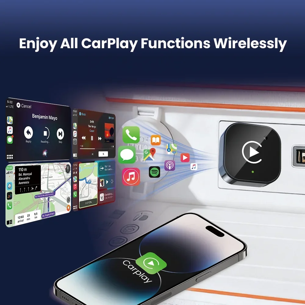Drahtloser CarPlay-Adapter für Android Auto 4