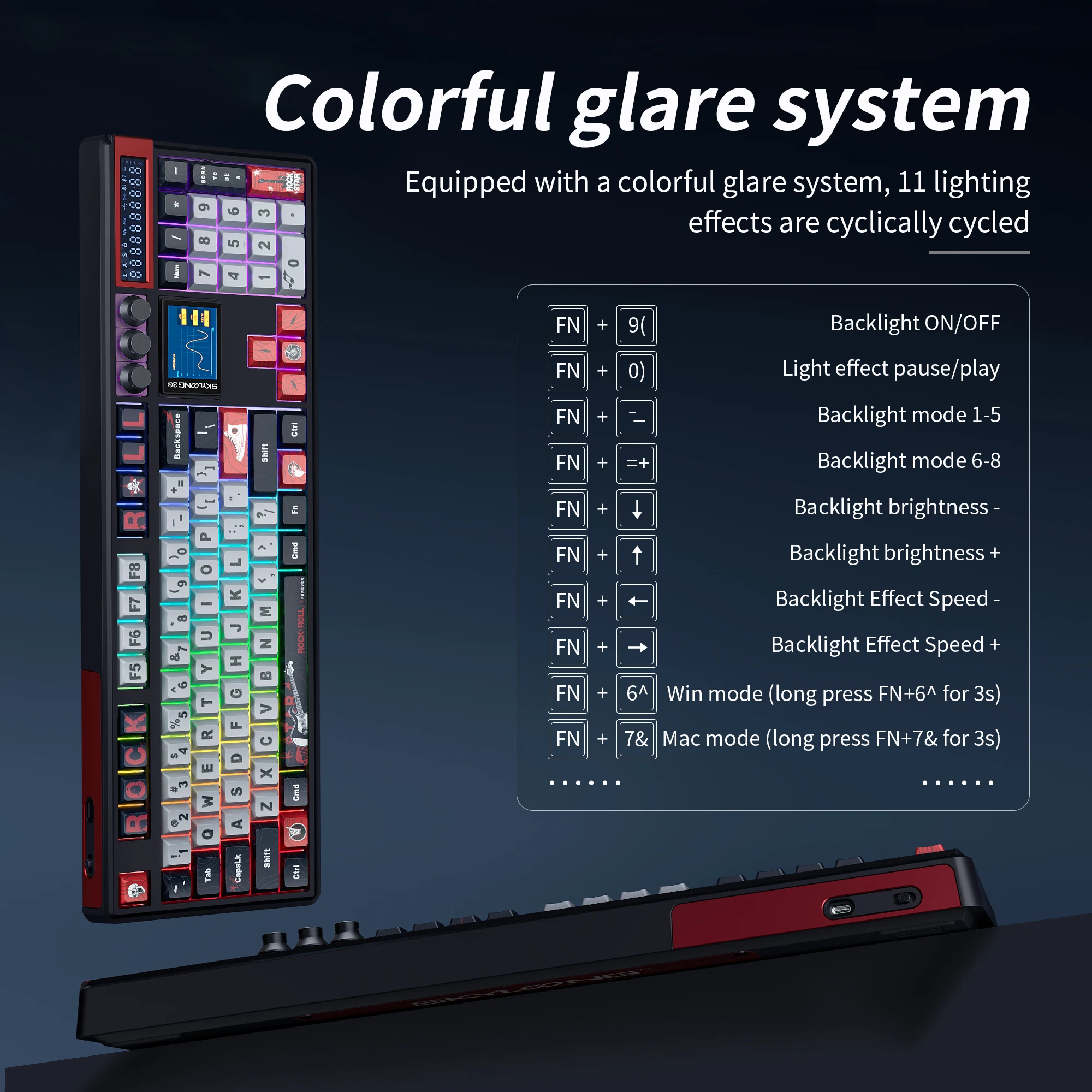Kabellose mechanische Tastatur 3