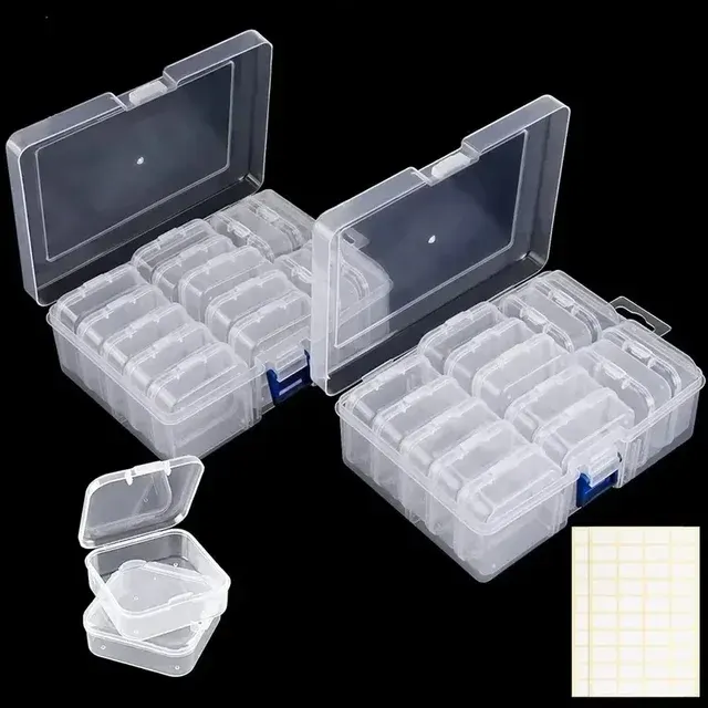 Transparente Kunststoff-Schmuckbox, tragbar 3