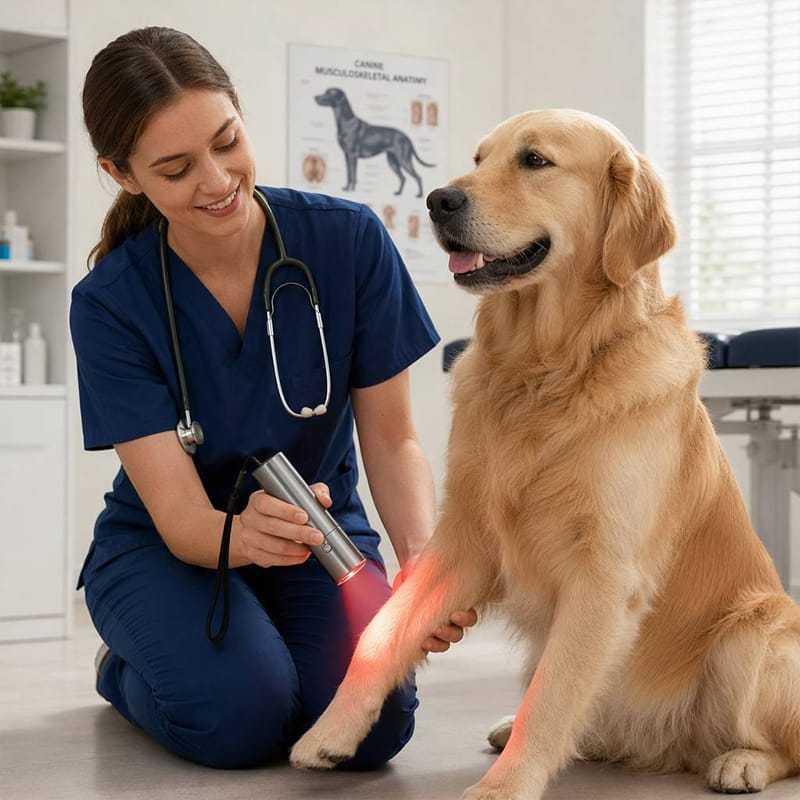 Tragbare LED-Lichttherapie Lampe mit Tasche 4