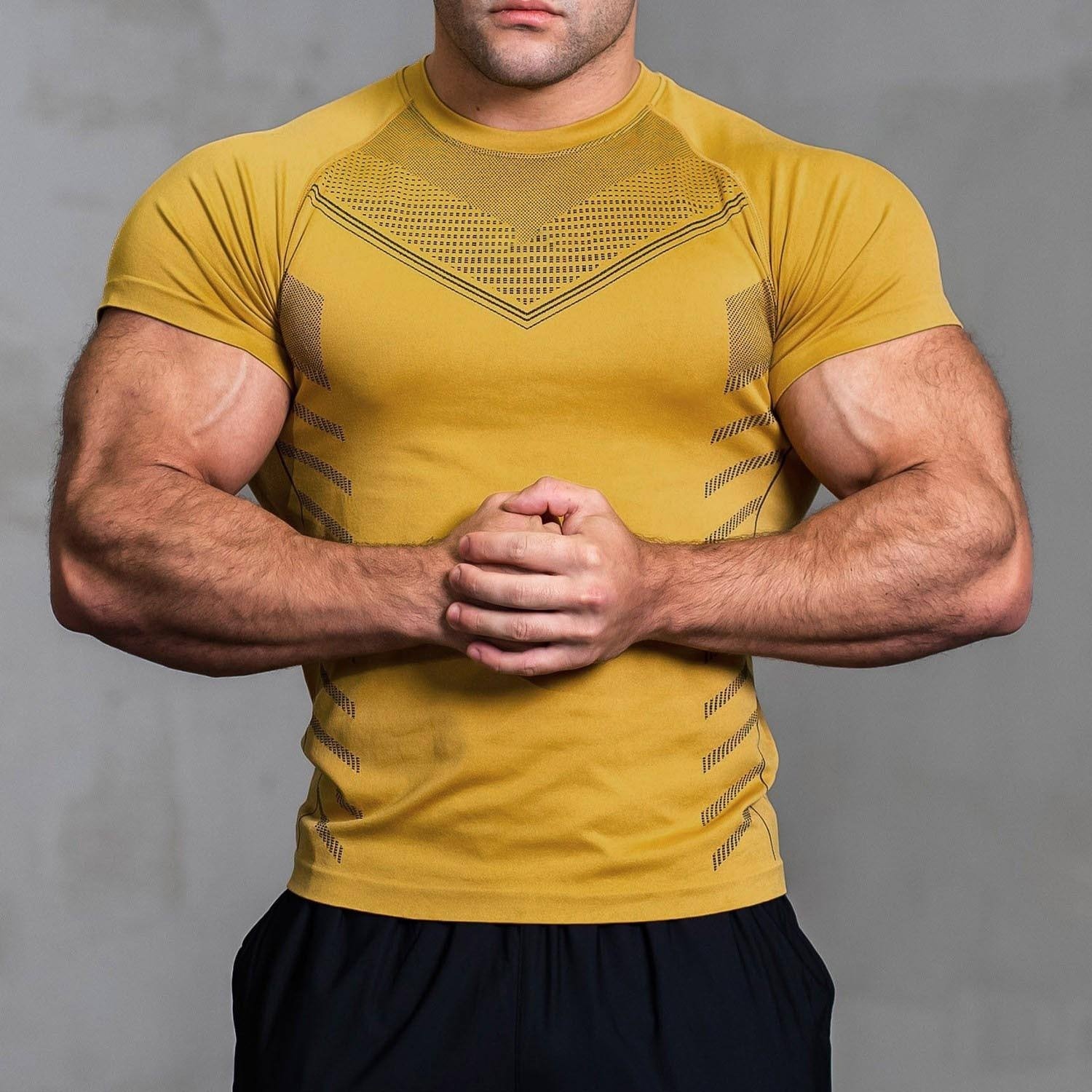Herren-Trainingsshirt mit Mesh-Einsätzen 2