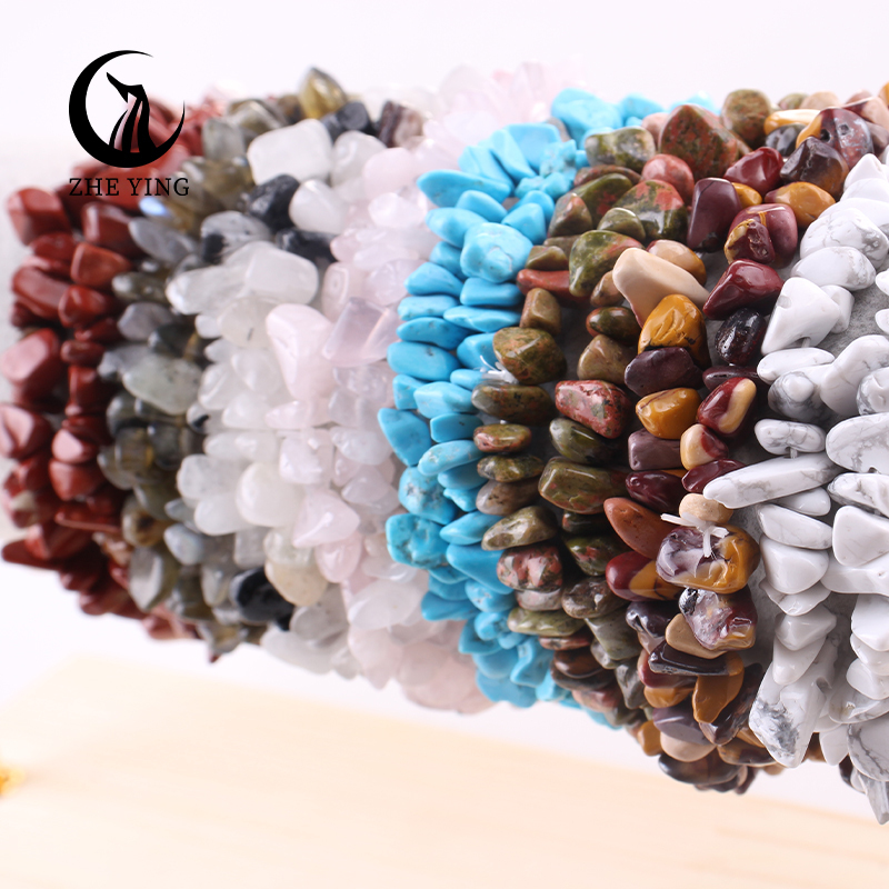 Heilstein-Armband aus Jade-Kristallchips