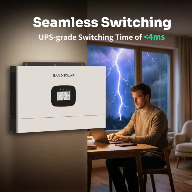 Hybrid-Wechselrichter 12 kW 48 V Netzunabhängig 4