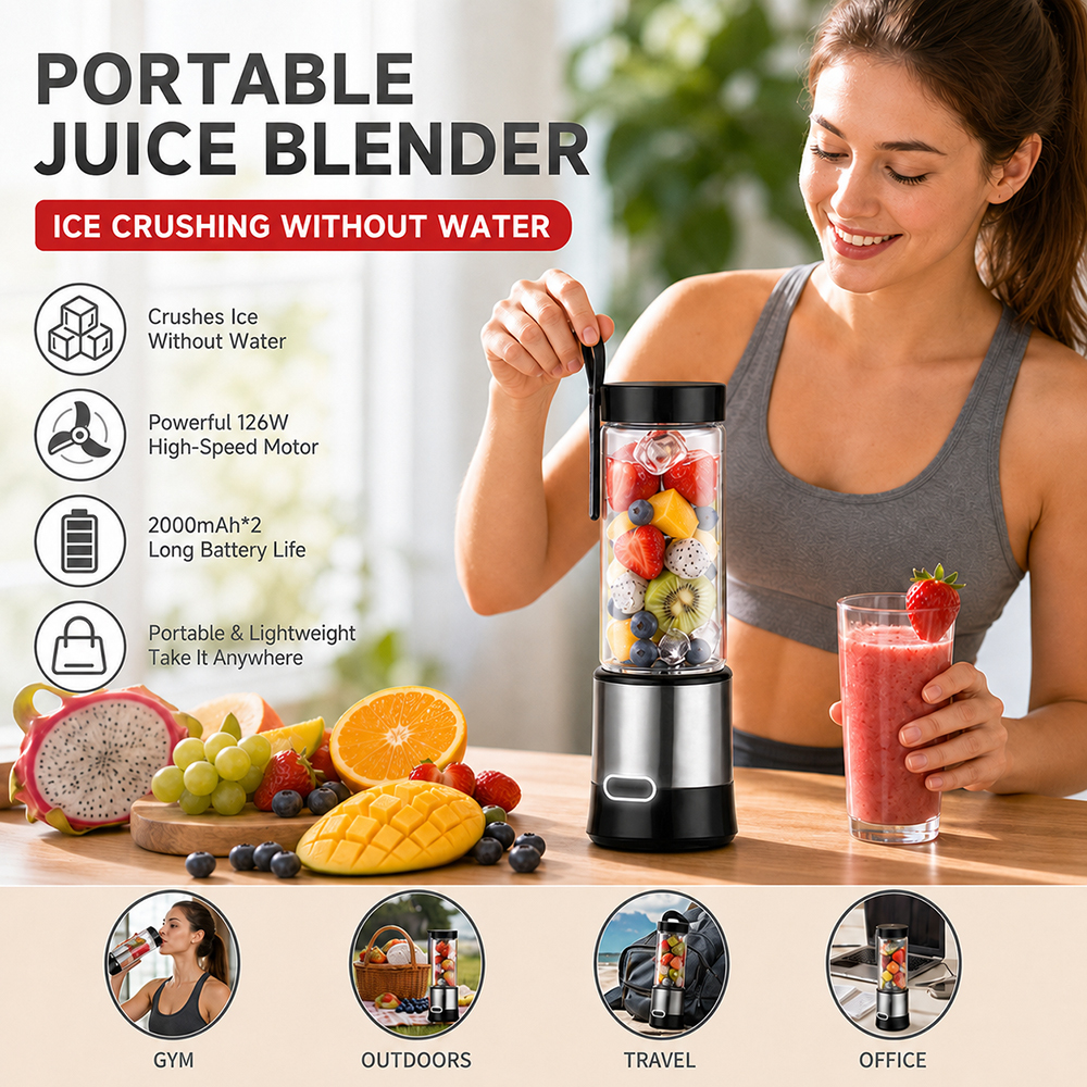 Tragbarer USB-Mini-Smoothie-Mixer für unterwegs 3