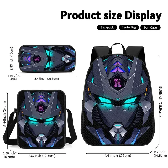 Rucksack-Set mit Federmäppchen 2