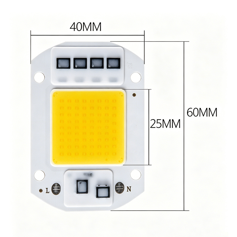 50W Vollspektrum LED-Chip Pflanzenlicht 220V 4