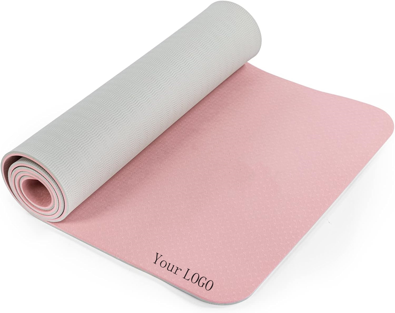 Rutschfeste Yogamatte aus Naturkautschuk, 6 mm