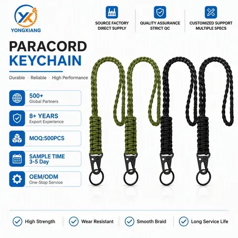 Paracord-Halsband-Schlüsselband