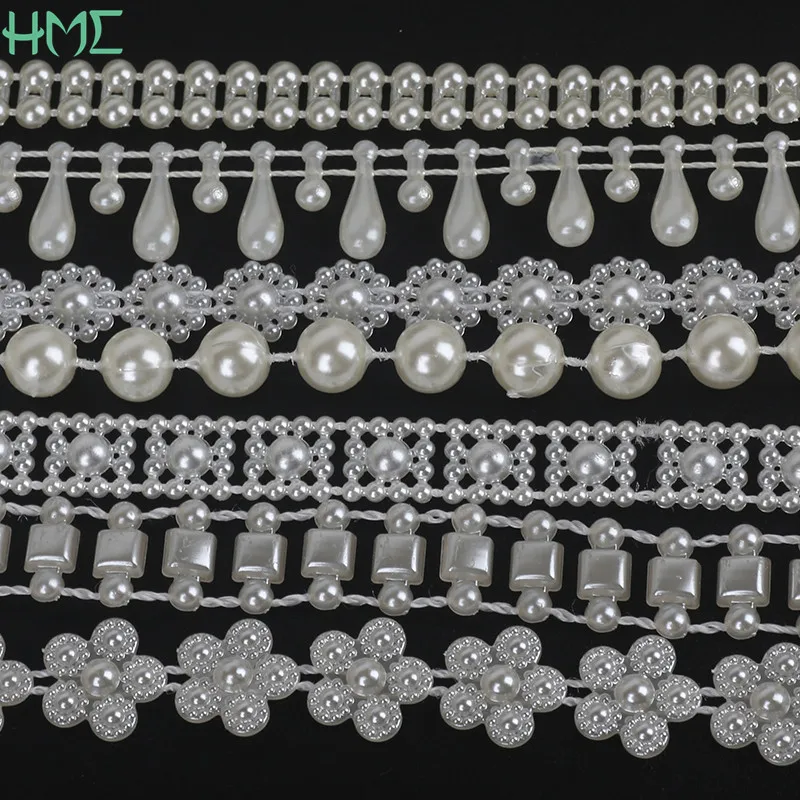 Elfenbeinfarbenes ABS-Perlenband für Hochzeiten 3