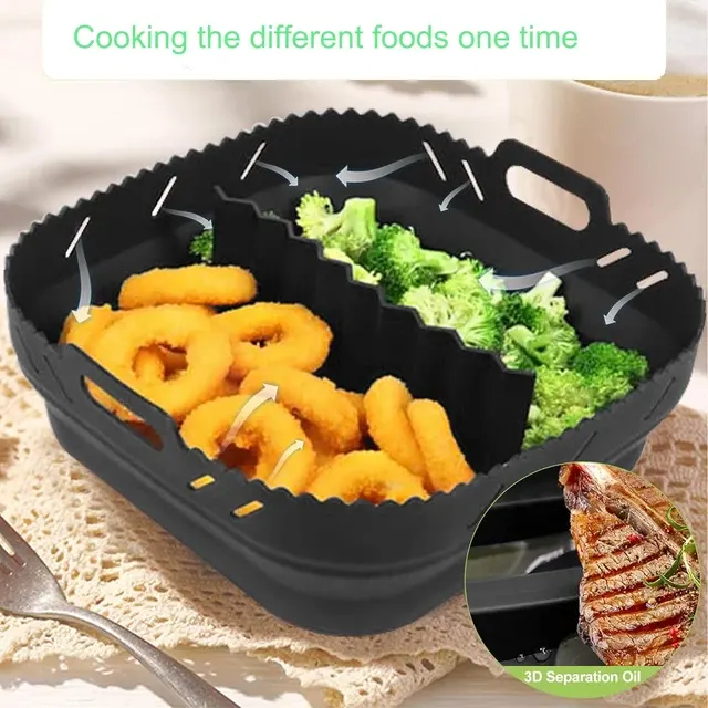 Silikon-Einlage für Heißluftfritteuse 3