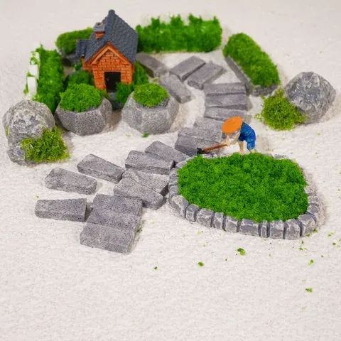 Miniatur-Gartenzubehör-Set