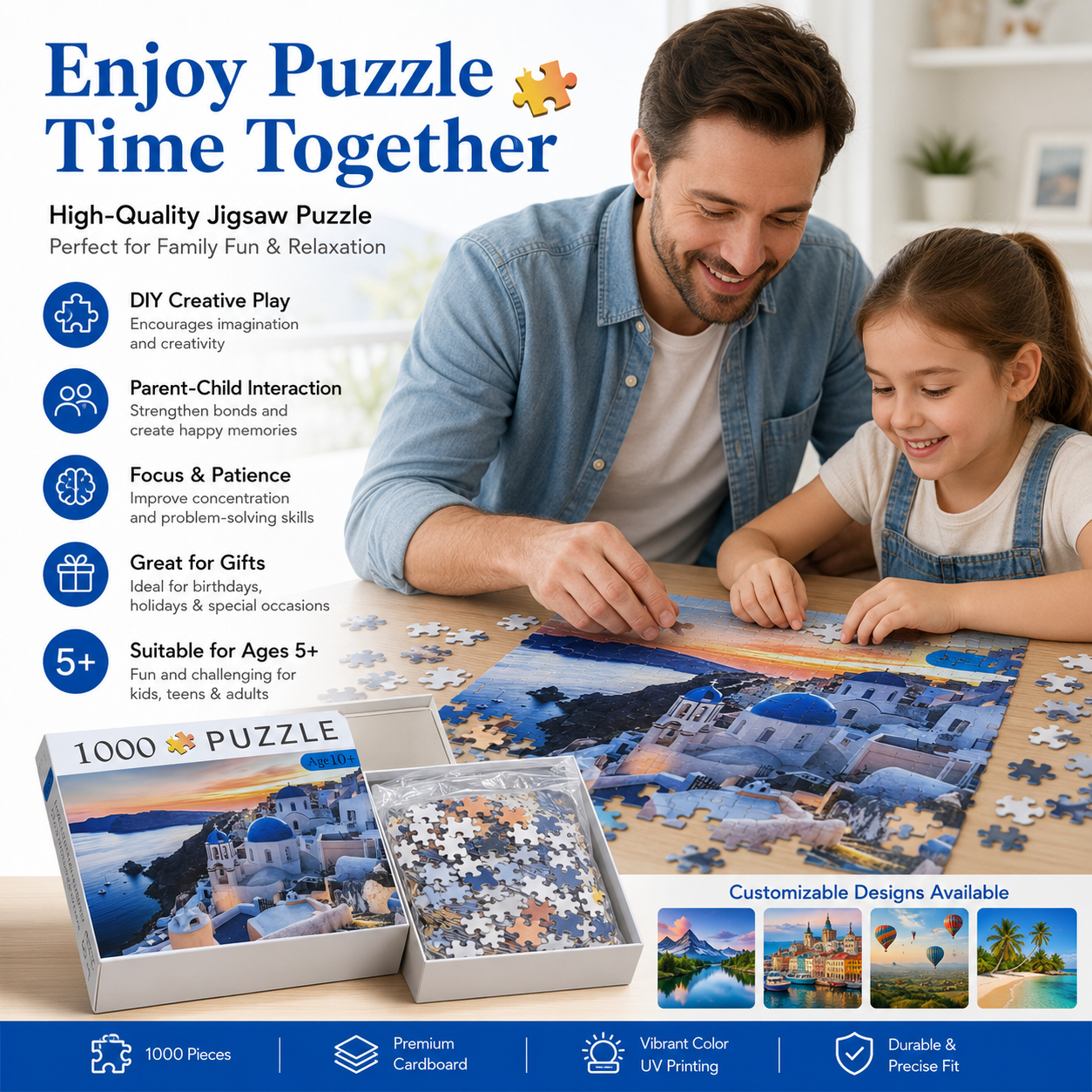 Lernpuzzle 1000 Teile für Erwachsene 2