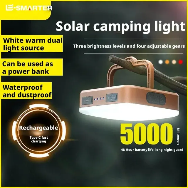 Solar-Campinglaterne mit Langer Akkulaufzeit 4