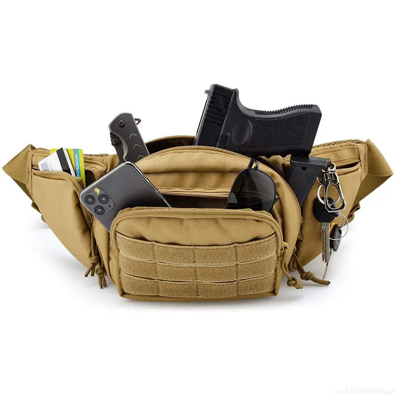 Wasserdichte Nylon-Gürteltasche mit Molle-System 3
