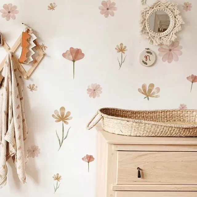 Boho-Blumen-Wandsticker 4