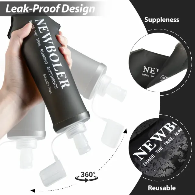 Faltbare TPU-Sportflasche 150–500 ml 3