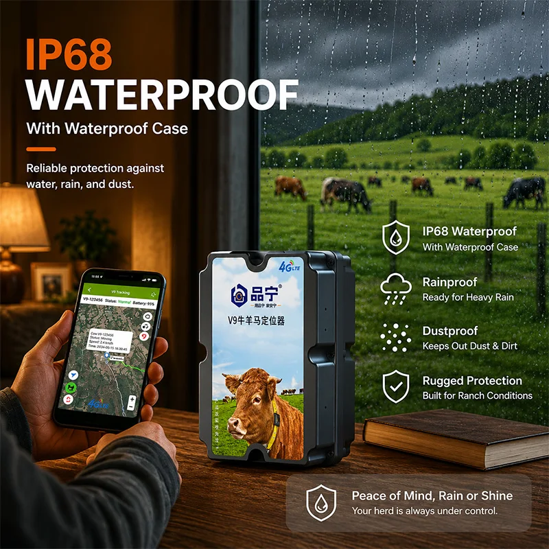 Wasserdichter 4G-GPS-Viehtracker 2
