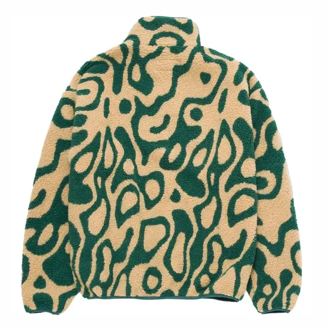 Sherpa-Fleecejacke mit Reißverschluss für Damen 4