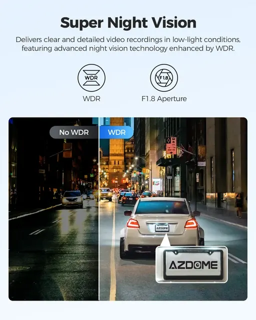 4K Dashcam mit GPS, WLAN und Nachtsicht 3