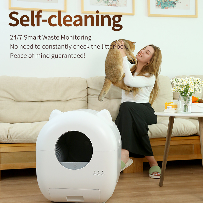 Automatische Katzentoilette mit Selbstreinigung 4