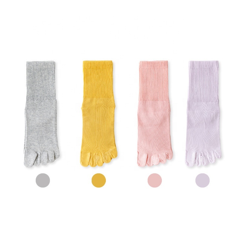 Geruchshemmende Damen-Zehensocken, 4er-Set 4