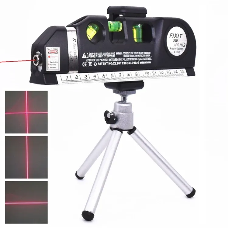 Multifunktionaler Kreuzlinienlaser mit Stativ