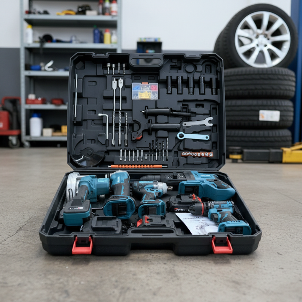 Akku-Multitool-Set 20V mit Hartkoffer