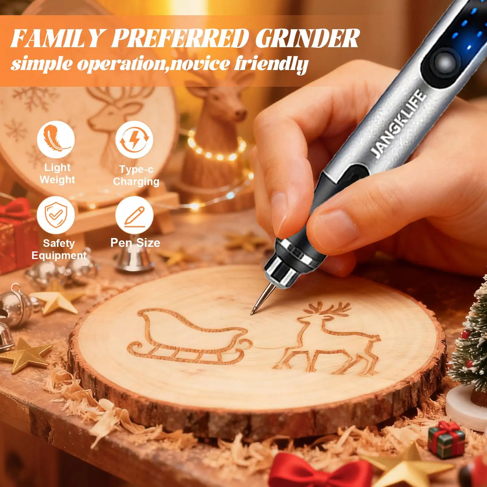 USB-Akku-Gravierstift-Set für Schmuck 3