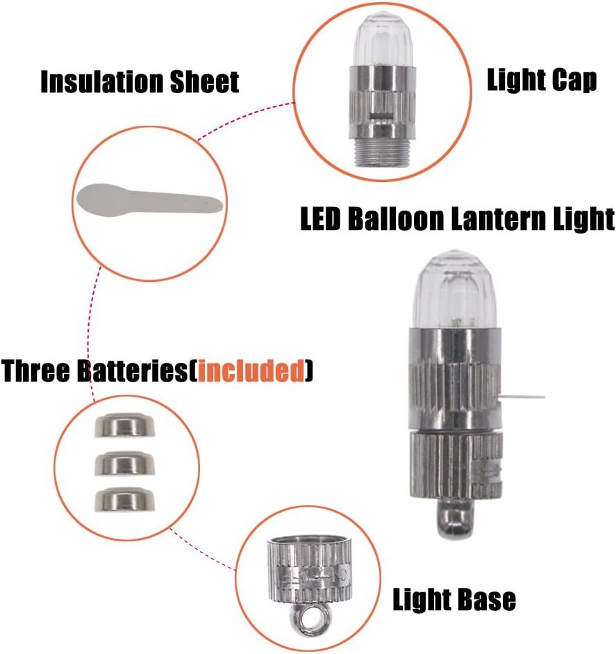 Akkubetriebene LED-Papierlaterne Warmweiß und RGB 3