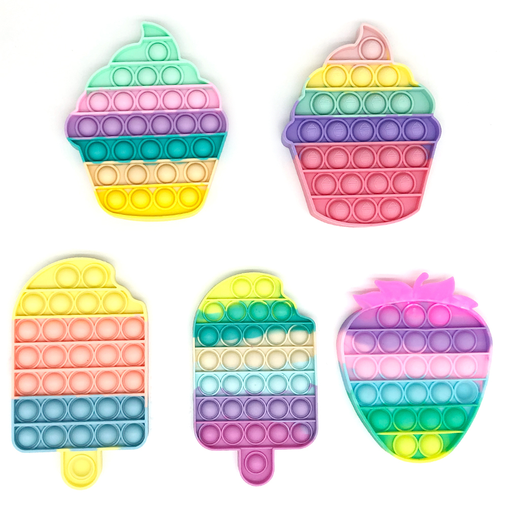 Kleines Silikon-Flip-Fidget-Spielzeug für Schreibtisch