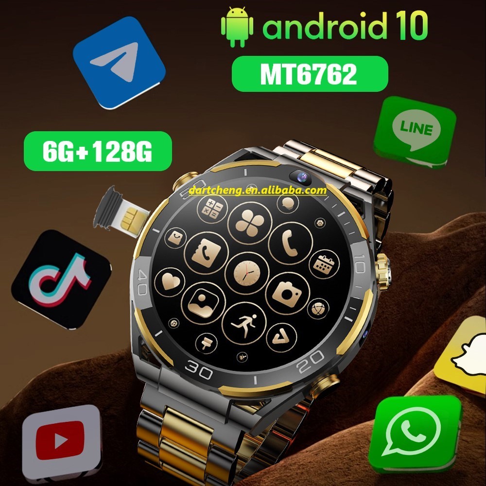 Runde Fitness-Smartwatch 1,62 Zoll Display 3