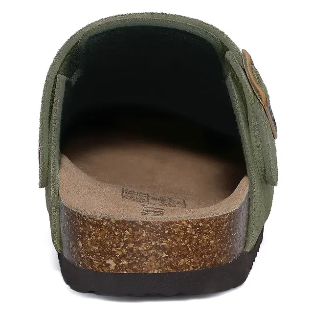 Wildleder-Clogs mit Kork-Einlage 4
