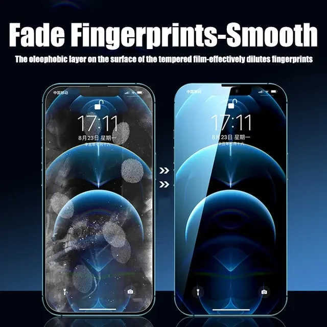 5er-Pack gehärtete Displayschutzfolie Glas 4