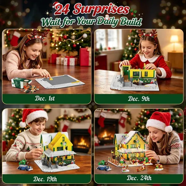 Weihnachtshaus-Bausatz 2