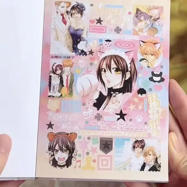 Japanisches Rosa Stickerbuch für Tagebuch 4